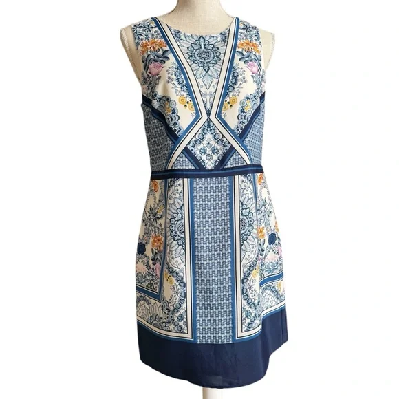 Oasis Victoria & Albert Museum Collection Mixed Color Floral Dress - Picture 6 of 8